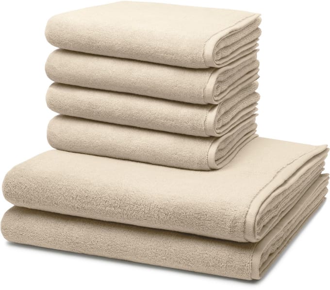 Ross Sonstiges 4 X handdoek 2 X douchehanddoek - in set 6 pack Sensual Skin