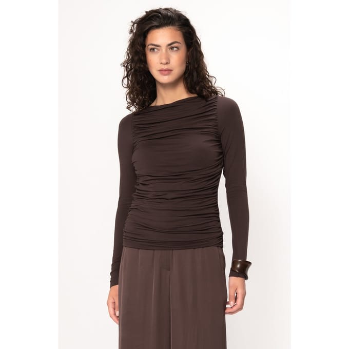 VIVEH Sabik Top Coconut Milk Größe: 34 | Longsleeves Outlet | Damen