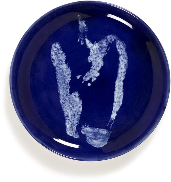 Serax - Ottolenghi Feast - Bord S - Donkerblauw/Wit - 19 Ø - 2 stuks