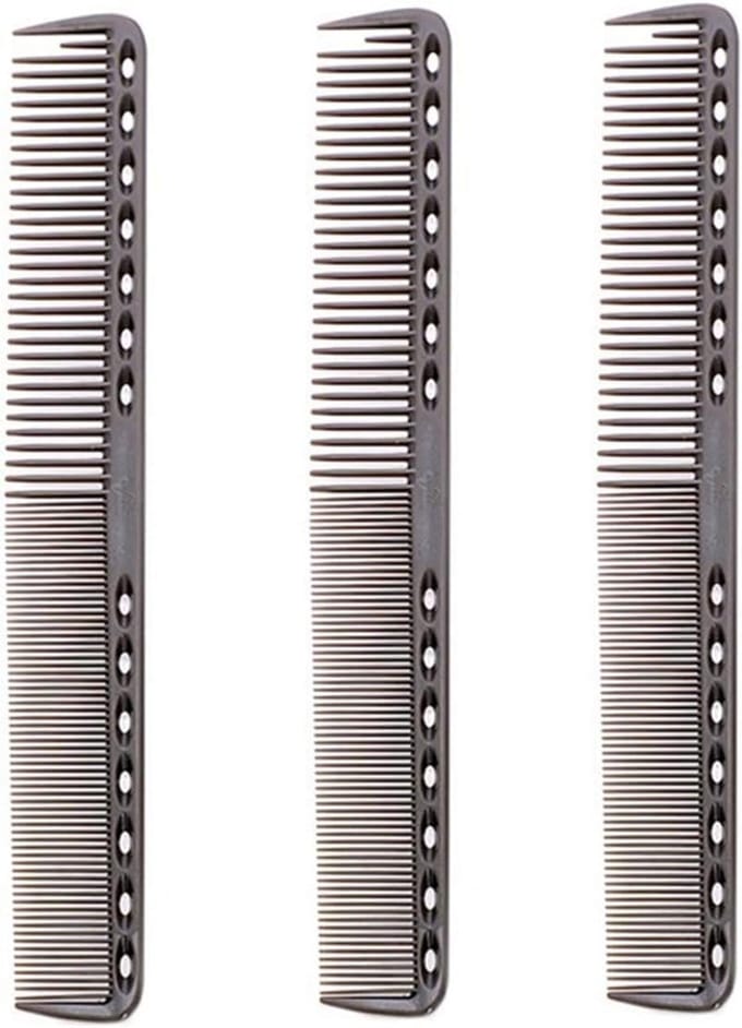 Set van 3 Fijne Tand Snijkammen voor Haar Knippen en Styling
