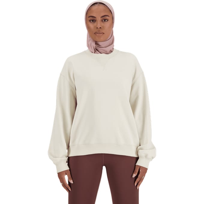 New Balance Athletics French Terry Crew Linen Taglia: M | Maglioni a maglia Outlet | Donna | Bianco