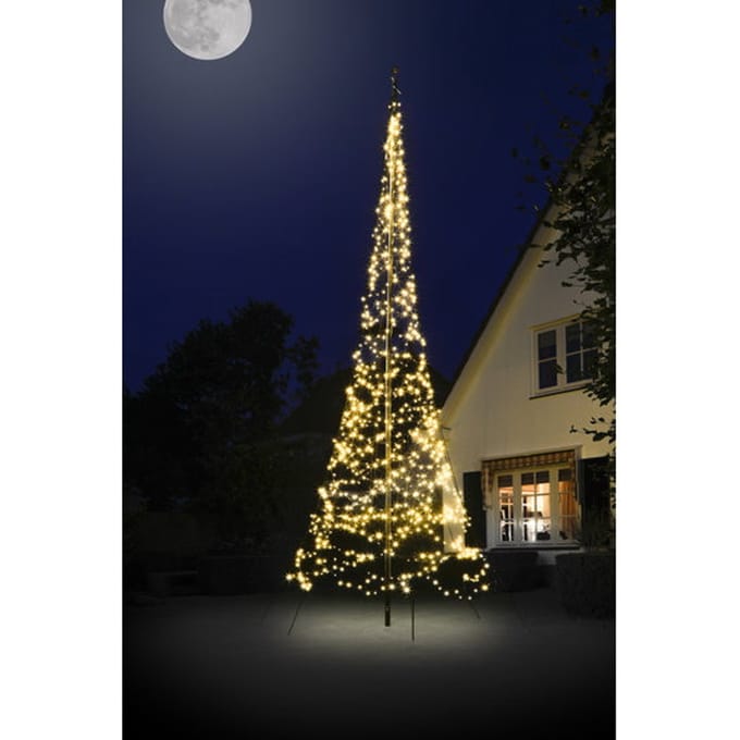 Kunstkerstboom vlaggenmast 6m hoog