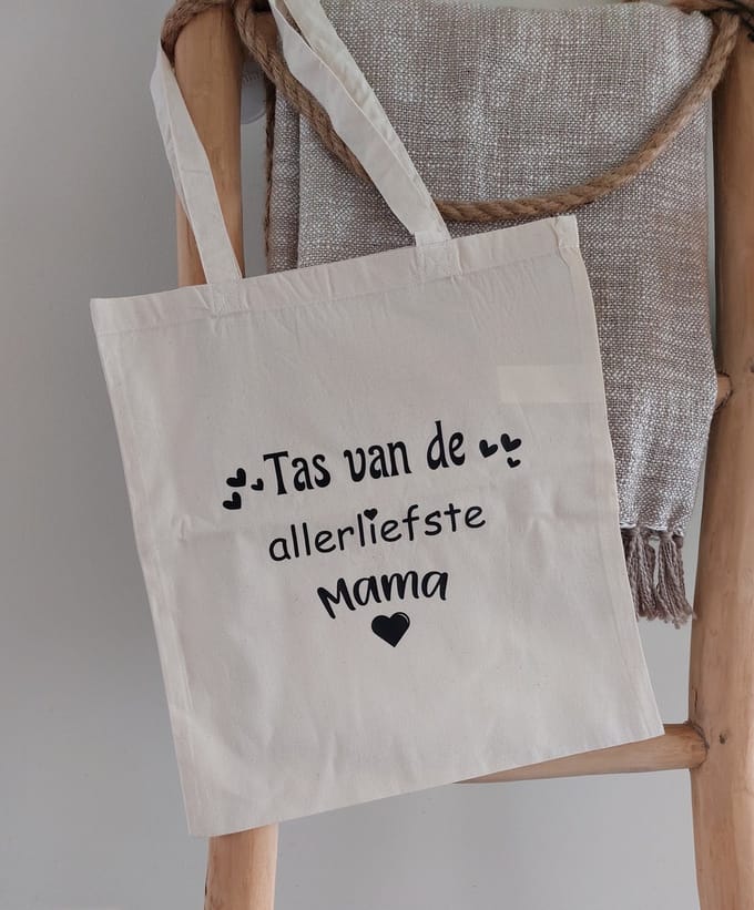 Tas - van de allerliefste Mama- Moederdag - Cadeau - Verjaardag - Moeder - Mama