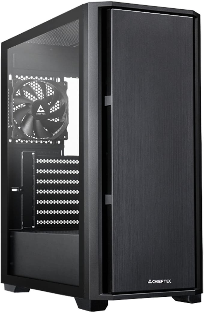 Chieftec Pro Midi Tg Computerbehuizing Voor Pc-Gaming Atx Zonder Voedingsadapter