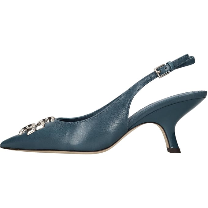 Tory Burch Schoenen met blauwe hakken