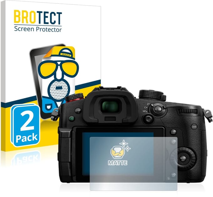 BROTECT - Screenprotector voor Panasonic Lumix DC-GH5 II - Folie Beschermfolie matte 2 Stuks