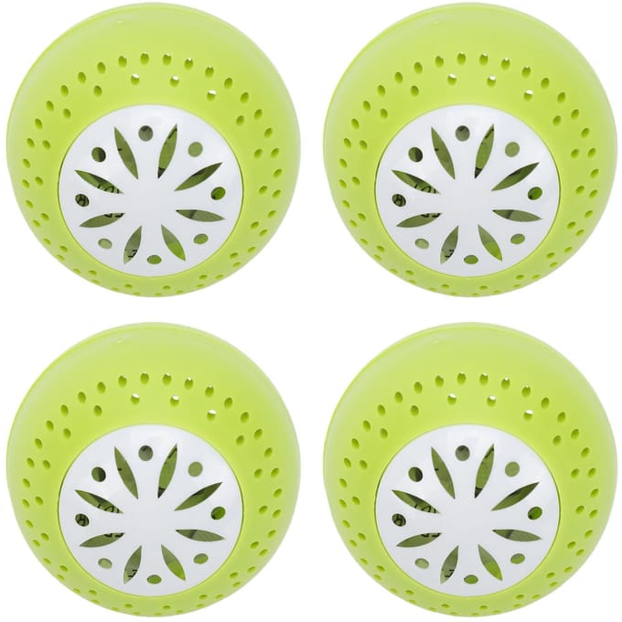 10 pièces Boules Fraîcheur Réfrigérateur Vert Absorption Humidité Sûres Compactes Désodorisantes Odeurs pour Maison