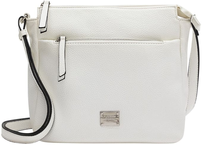 L.CREDI Budapest Schoudertas 25 cm - Dames - weiss