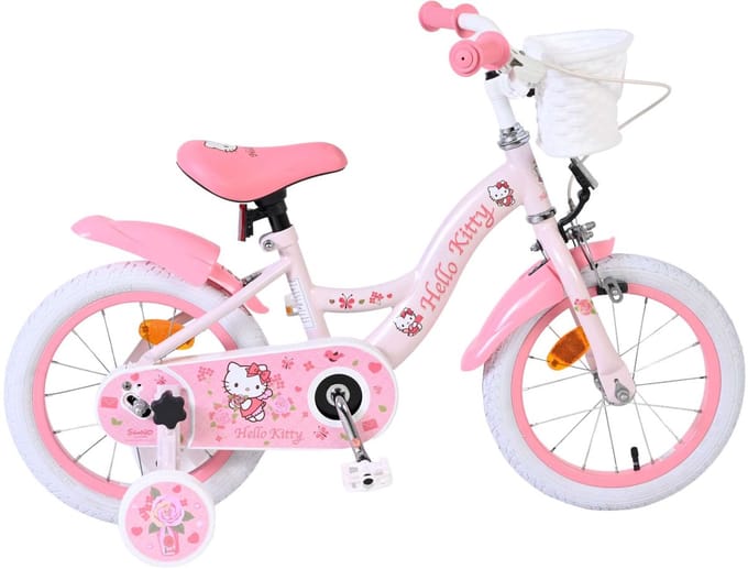 Volare Bicycles Hello Kitty 14" met handrem en terugtraprem Fietsen