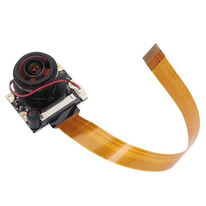 Cameramodule Nachtzicht 5MP 1080P HD Lichtgevoelig Display 175 Graden Groothoeklens met CSI black