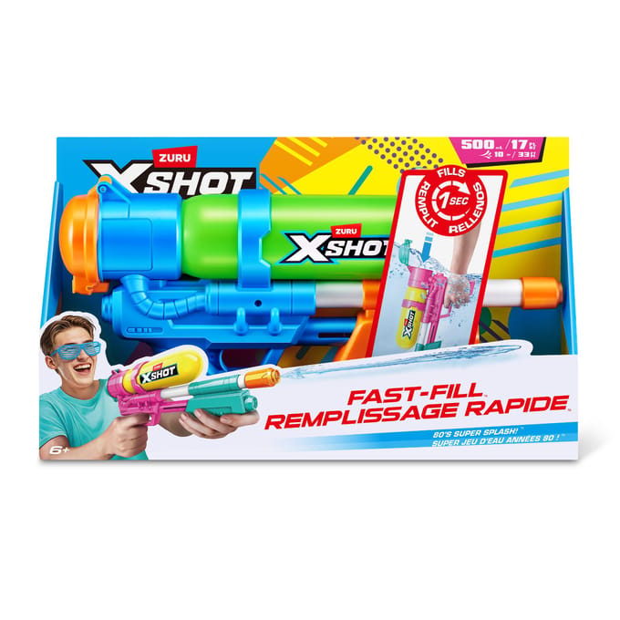 Waterpistool X-shot fast fill retro blaster assorti