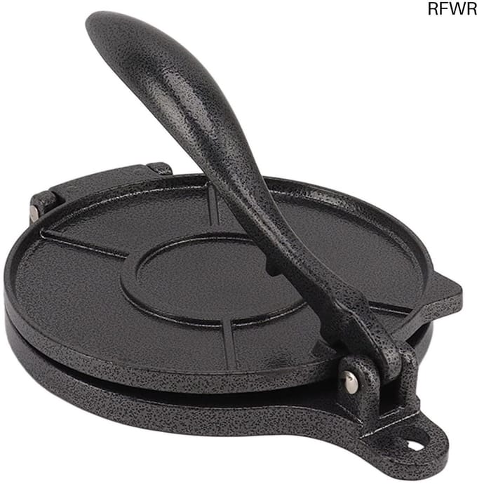 RFWR® Multifunctionele Roti Maker en Tortillapers - Efficiënte Keuken Tool 20 cm Zwart