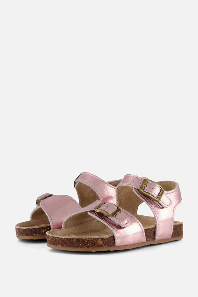 Shoesme Sandalen Metallic roze Leer - Maat 20