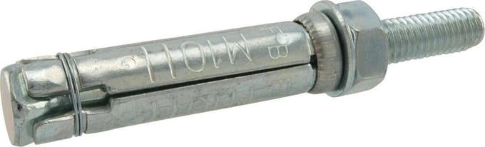Keilbouten  M 8X140X 50 Verzinkt