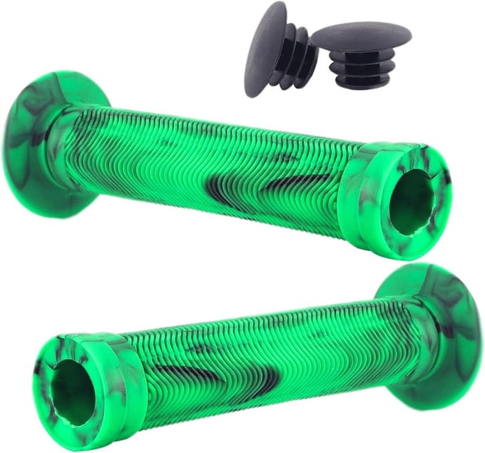 Fiets handvatten - Stuur grips - Comfortabel fietsen - Antislip ontwerp - 2 stuks - Groen