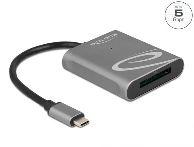 Delock USB Type-C™ Card Reader for XQD 2.0 memory cards