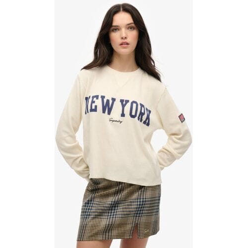 Superdry - Athletic Essential Graphic Longsleeve Top - Dames - Lange mouwen shirts