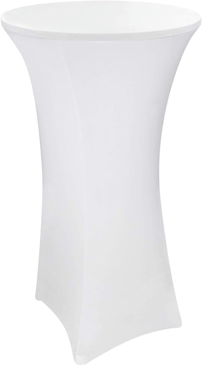 Stretch statafelhoes 80x120 cm tot Ø 80 cm wit