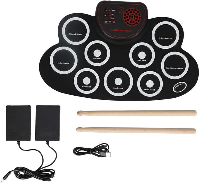 Core® Drumstel Elektronisch - Drumstel - Drumstel Elektronisch Volwassen - Zwart -‎44cm x 28cm x 5cm