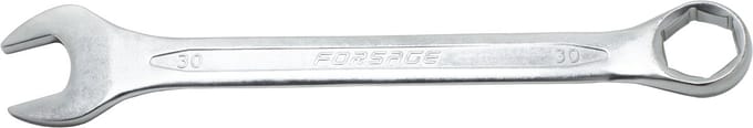 Forsage Serie - Vaste-ring sleutel - 30 mm - Chroom-vanadiumstaal - 6-kant - DIN 3113 Norm