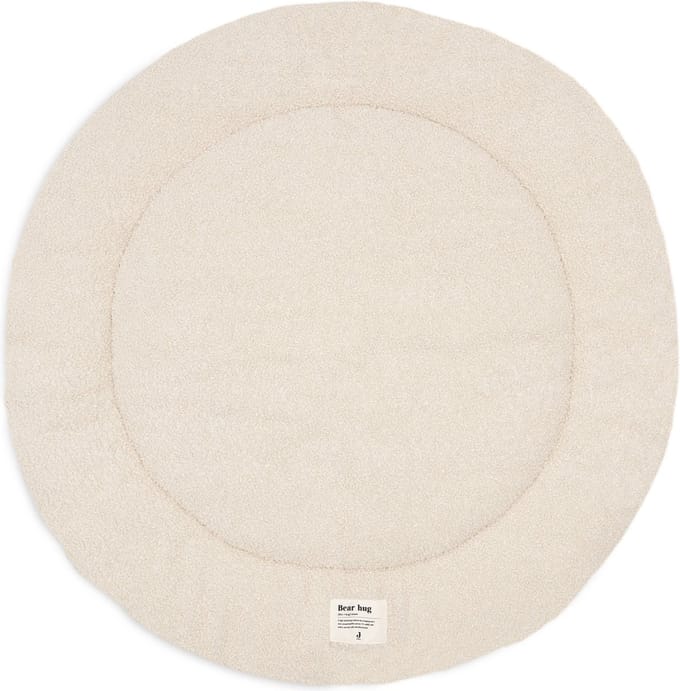 Jollein Boxkleed - 95cm - Rond - Speelkleed Baby - Boucle - Naturel