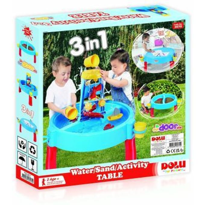 Dolu Zand- en watertafel 3-in-1 Waterspeeltafels