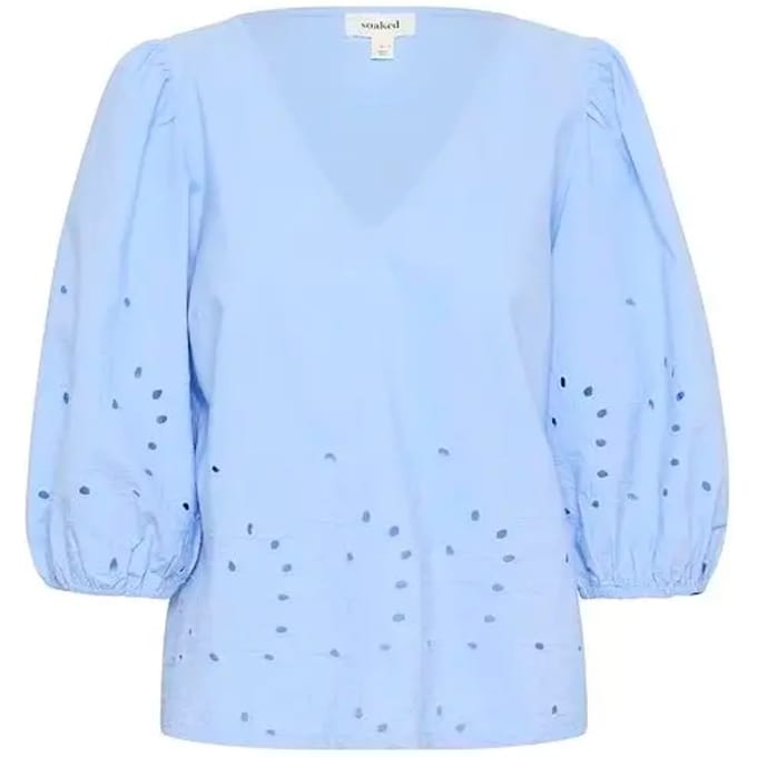 Vrouwenblouse Soaked in Luxury Manja