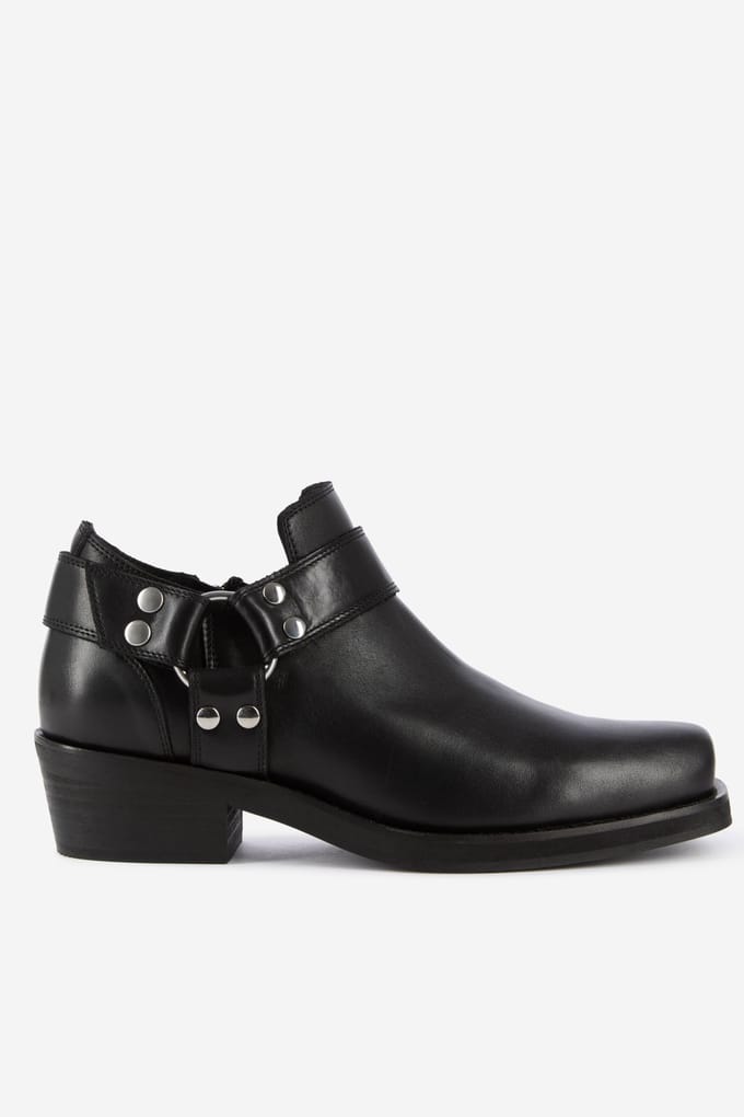 The Kooples Low Leather Ankle Boots Black Maat: 37 | Laarzen Outlet | Dames | Zwart