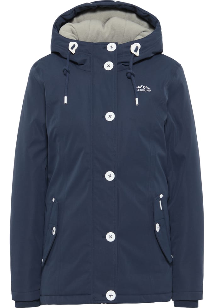 ICEBOUND Serie clima Igloo winterjas Dames marine