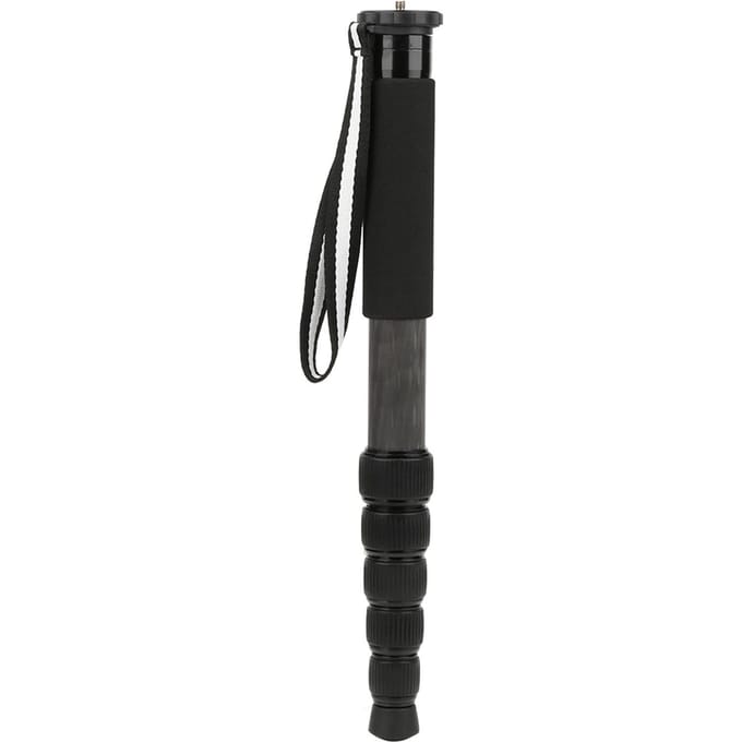 P306C Monopode Caméra en Fibre de Carbone Support Monopode Caméra Portable 6 Sections