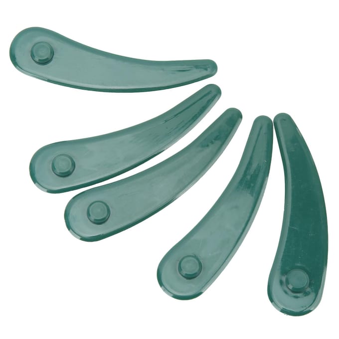 25 stuks grasmaaier plastic mes ABS platte tand huis schoon apart snel snijden plastic mes voor