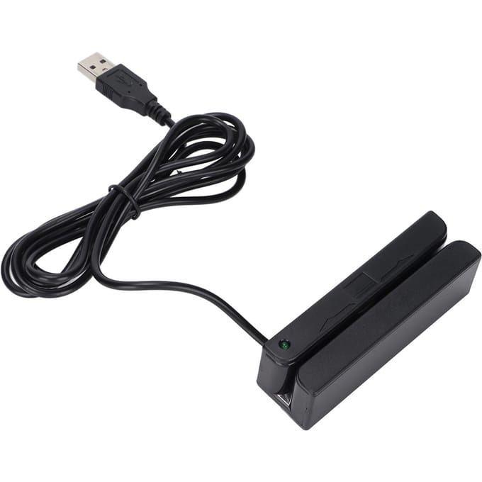 Creditcardlezer USB Plug and Play Ondersteuning Bidirectioneel Lezen Brede Toepassing Kaartlezer voor black