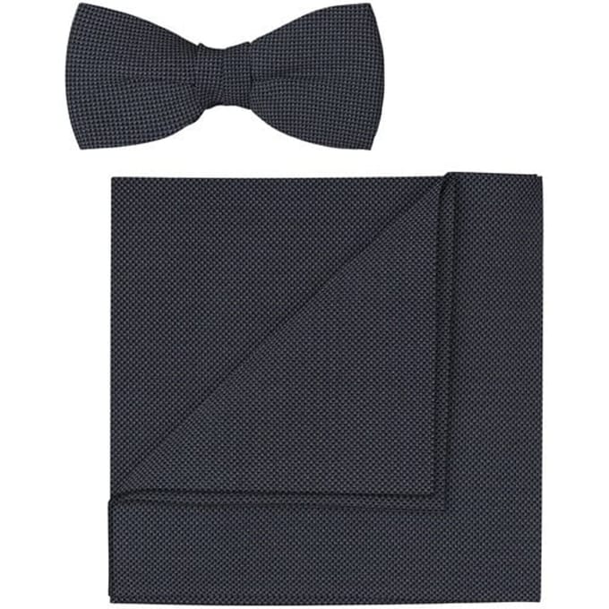 OLYMP Vlinderdas / pochet set, Marineblauw