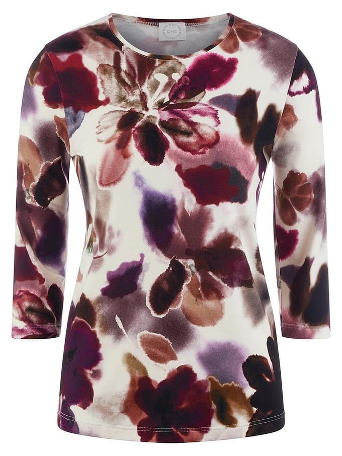 Shirt ronde hals Van Hutschreuther pink