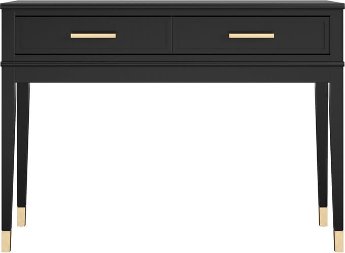 Westerleigh-Consoletafel - 2-laden - Zwart
