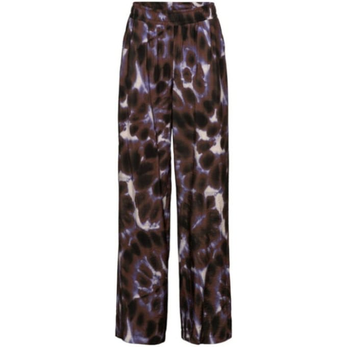 &Co Woman &co women broek nadine purple tie-dye iris multi