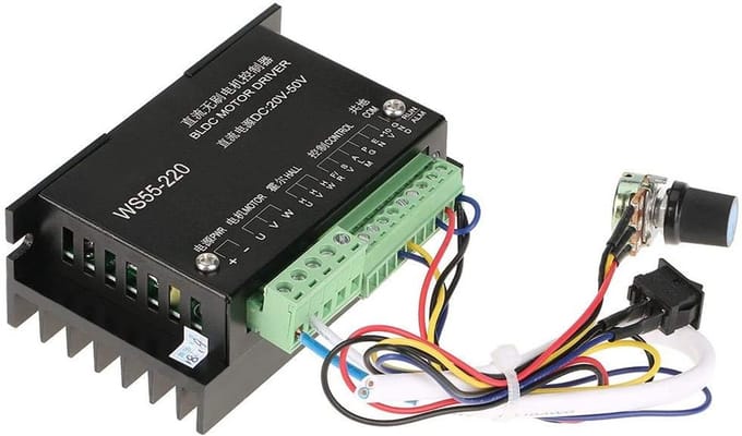 Motor Controller - Borstelloze Motor - CNC Spil - Dubbele Snelheidsregeling - 9.5 x 6 x 3.5 cm