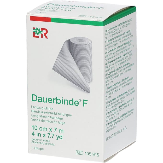 Dauerbinde F 10cm X 7m 1 105915