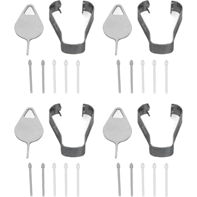 20 Pièces Pointes de Stylet Tab S6 Installation Facile 4 Pincettes 4 Broches d'Éjection ABS Durable SM P610