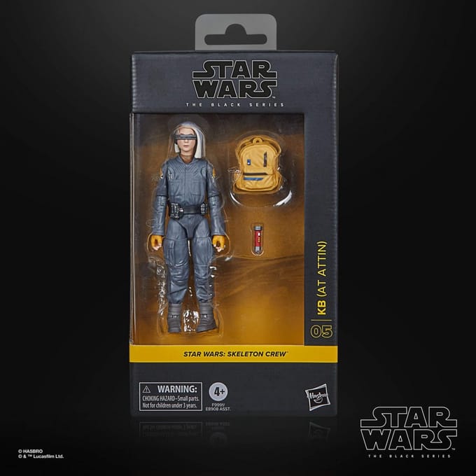 Beeldje Hasbro Star Wars: Skeleton Crew Black Series KB (At Attin)