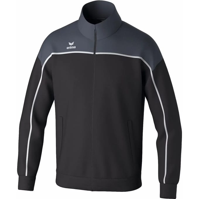 Erima Change Trainingsjack Heren - Zwart / Slate Grey / Wit | Maat: S