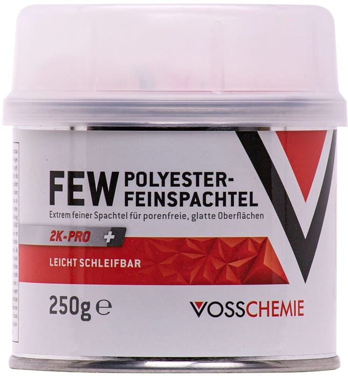 Polyesterplamuur 250g 2K Fijne Structuur Autoplamuur