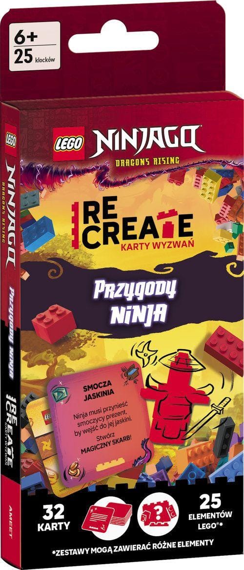 Lego Ninjago. Hercreëren. Uitdagingskaarten. Ninja Avonturen