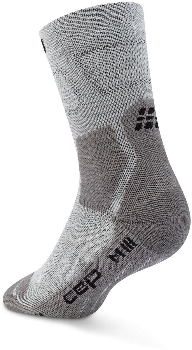 CEP Hiking Light Merino Mid-Cut Compressie - Grijs/Donkergrijs - Dames (34-37)