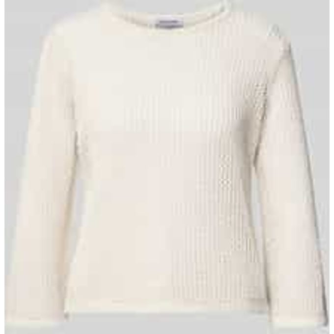 Gebreide pullover met ronde hals
