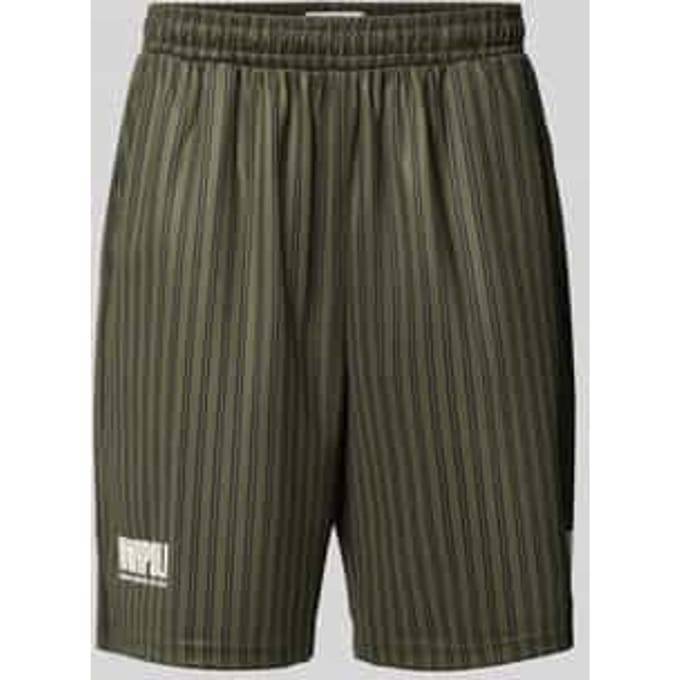 regular fit short met labelprint model 'Lama'
