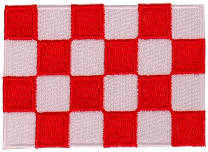 Strijkapplicatie/Patch - Vlag Brabant - 8x6cm