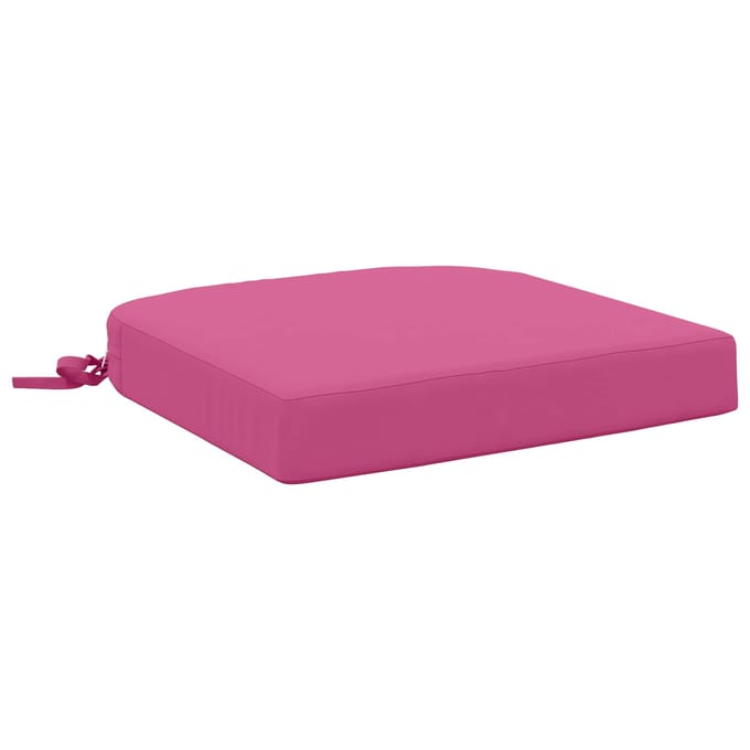vidaXL - 1-delig - zitkussen - SOEST - 100% - Polyester - Roze - 40 - x - 40 - x - 7 - cm