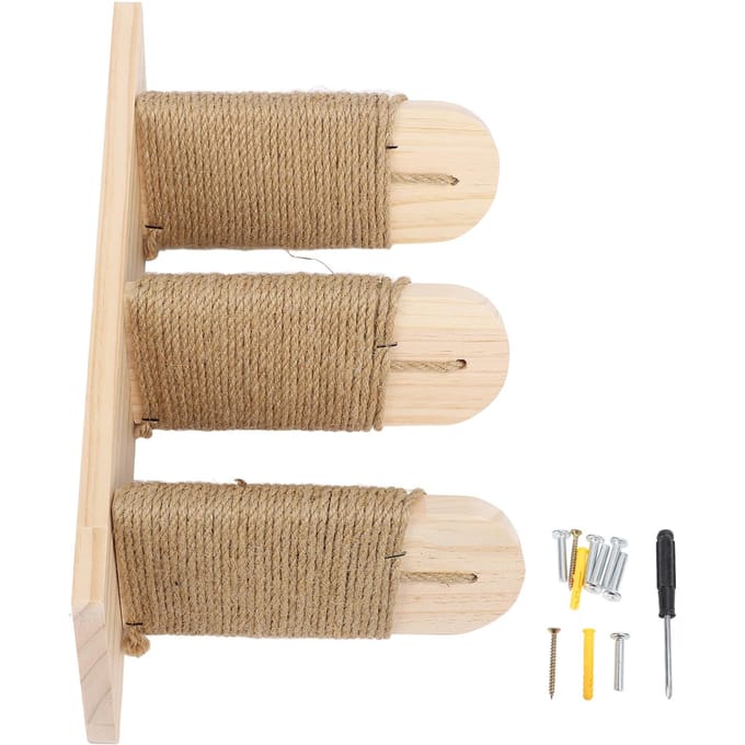 Katten Wandmontage Klimplanken Grenenhout Stabiele Structuur Ruimtebesparend Katten Wandplanken voor Thuis beige
