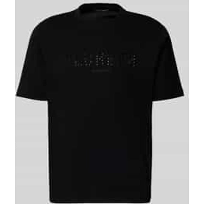 T-shirt met labeldetail